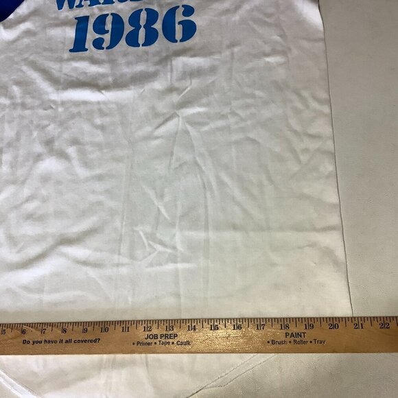 Vintage Crustbusters Camp Warrick 1986 3/4 Sleeve Shirt Single Stitch Size XL - Picture 11 of 12